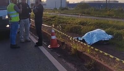 Ciclista atingido por veículo e morto em acidente na saída de Dourados é identificado
