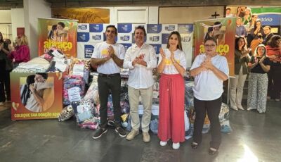 Seu Abraço Aquece: servidores da SES e HRMS arrecadam centenas de agasalhos e cobertores para famíli