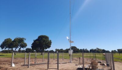 Operada pelo Cemtec-MS, primeira estação meteorológica instalada no Pantanal começa a transmitir dad