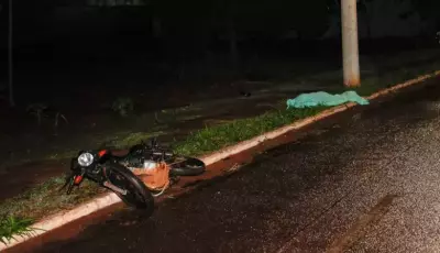 Jovem morre após perder contole de moto ao realizar curva