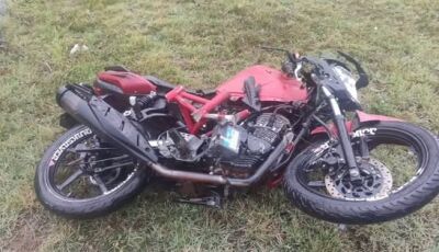 Moto entregador de 19 anos morre após bater em poste entre Itaporã e Dourados