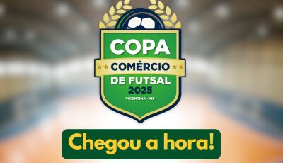 Vicentina forte no esporte: Copa Comércio de Futsal será iniciada HOJE