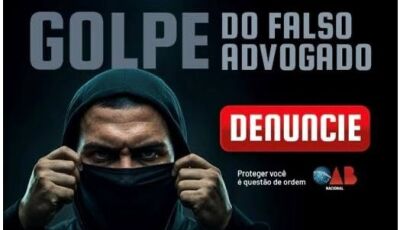 15ª Subseção da OAB/MS de Fátima do Sul alerta para o golpe do falso advogado, veja como se proteger