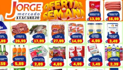 Confira as OFERTAS desta segunda e terça e SORTEIOS vigentes no Jorge Mercado em Fátima do Sul