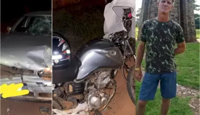 Irmão de ex-vereador morre após colisão frontal entre moto e carro na MS-145 em Deodápolis