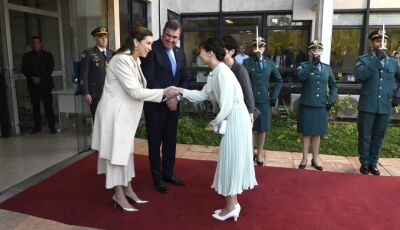 130 anos de relações diplomáticas: governador e princesa do Japão estreitam laços em visita a MS