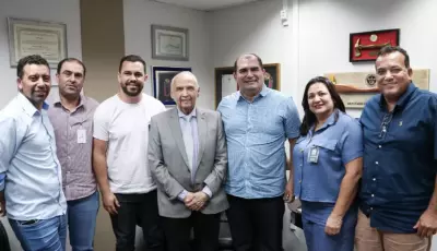 Vereadores visitam deputado Londres Machado em busca de parcerias e recursos para Fátima do Sul