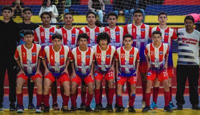 Futsal Sub 17: Equipe de base de Vicentina está na semi-final de competição regional