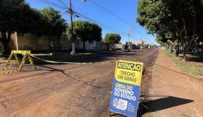 Em Dourados, Governo de MS investe R$ 17 milhões em recapeamento do Jardim Água Boa