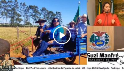 AO VIVO: Cavalgada direto da Festa da Fogueira em Jateí
