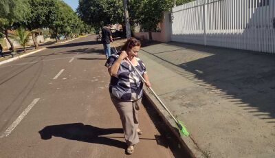 Prefeitura mantém limpeza urbana e prepara cidade para receber seu maior evento em Jateí