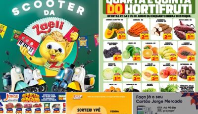 #QUARTOUUU no Jorge Mercado com muitas OFERTAS e vários SORTEIOS vigentes em Fátima do Sul, CONFIRA
