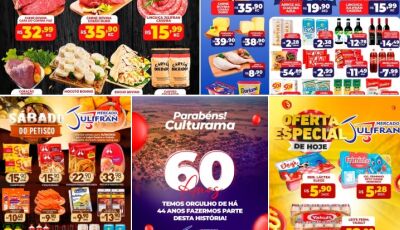 Começando mais um SABADÃO com muitas ofertas no Mercado Julifran em Fátima do Sul