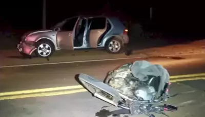 Motociclista morre após colisão frontal contra veículo na MS-145