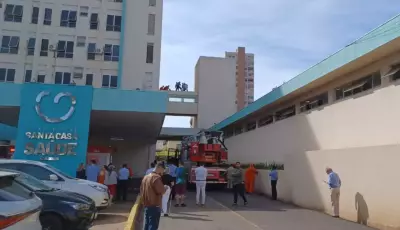 Funcionário da Santa Casa cai da janela e está em estado grave