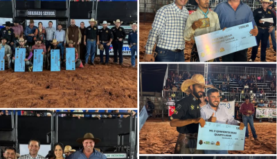 Confira quem foram os campeões do Rodeio em touros dos 38 anos de Vicentina