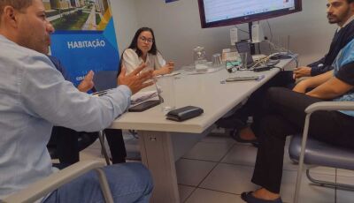 Prefeito de VICENTINA busca destravar obras junto à Caixa Econômica Federal