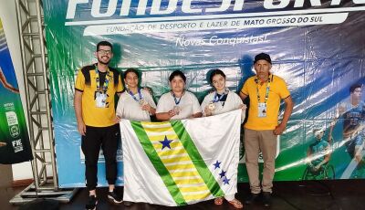 Vicentina no pódio no campeonato estadual em Campo Grande