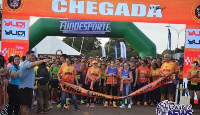 Fátima do Sul realiza com sucesso a 4ª Corrida do Fogo promovida pelo Corpo de Bombeiros Militar