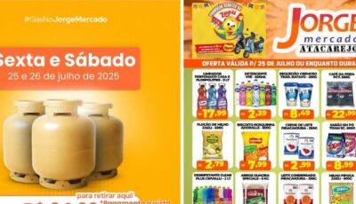 SEXTOUUU com promoção de GÁS e muitas OFERTAS e sorteios vigentes no Jorge Mercado, CONFIRA