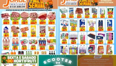 SABADOUUUU com muitas OFERTAS e também SORTEIOS vigentes no Jorge Mercado em Fátima do Sul