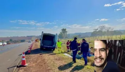 Homem é encontrado morto com sinais de atropelamento na BR-163