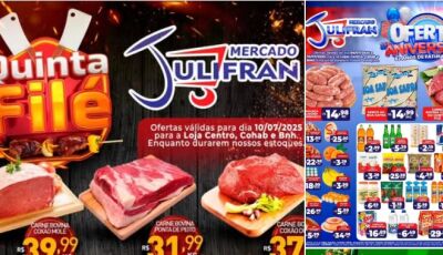 Confira as OFERTAS da QUINTA FILÉ e VERDE e do aniversário de 62 anos de FÁTIMA DO SUL