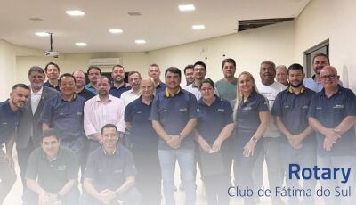 Rodrigo Marroni retorna à presidência do Rotary Clube de Fátima do Sul com mensagem de união 