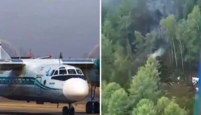 Trágico acidente aéreo no extremo oriente da Rússia