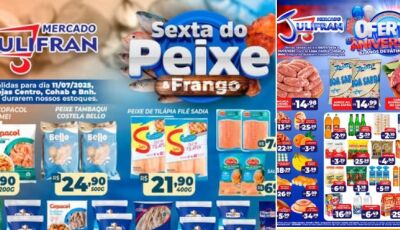 Sextouuu no Mercado Julifran com a SEXTA do PEIXE e do FRANGO em Fátima do Sul, confira as OFERTAS