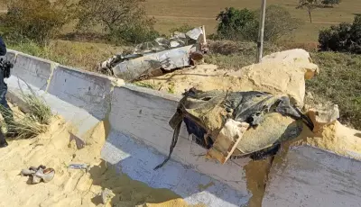 TRAGÉDIA: Motorista morre após caminhão carregado com ração cair em ribanceira