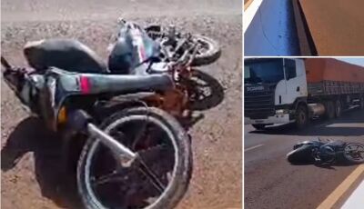 Jovem morre após bater moto em poste entre Dourados e Itaporã