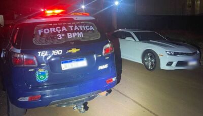 Perseguição de 30 minutos termina com motorista de Camaro preso por embriaguez