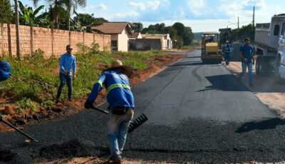 Pavimentação avança em Rio Verde, um dos principais destinos turísticos de Mato Grosso do Sul