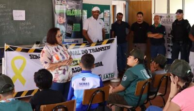 Prefeita Cileide participa da abertura da Semana Nacional do Trânsito em Jateí