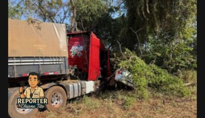 Colisão fatal na BR-267 tira a vida de motorista de 70 anos