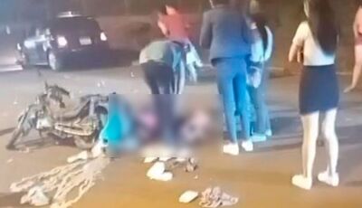 Criança de 4 anos morre em acidente de moto na fronteira
