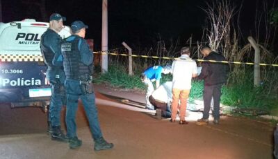 Jovem é morto a tiros enquanto pedalava com a esposa em Dourados
