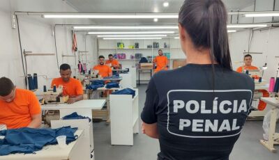 Um em cada três reeducandos de MS trabalha dentro ou fora das unidades penais