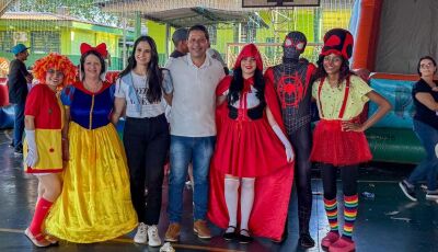 Festa une distritos de Vicentina, faz a alegria das crianças e promove o encontro de famílias