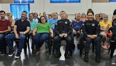 Ação contra violência: Parceria entre Prefeitura e PM leva orientações para idosos de Jateí
