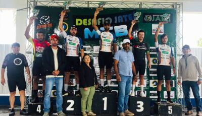 Em Jateí, ciclistas enfrentam chuva e lama em desafio de MTB, veja algumas FOTOS