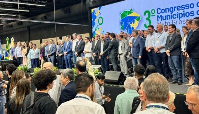 Vicentina participa de congresso de municípios, adquire mais conhecimentos e amplia conexão estadual