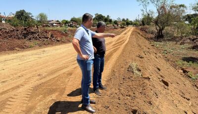 Em Vicentina, obra estruturante em área de erosão transforma visual em região da cidade