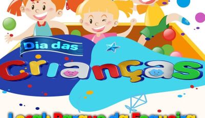 Jatei faz festa para as crianças nesta sexta-feira no Parque da Fogueira
