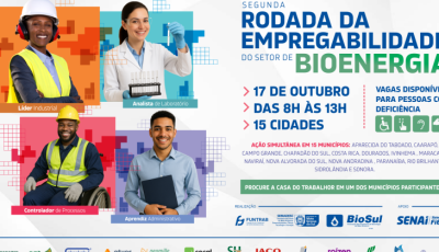 Bioenergia: rodada de empregabilidade oferece mais de 630 vagas em 15 municípios de MS