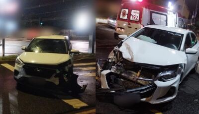 Motorista foge e abandona passageira após causar acidente