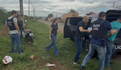 Homem é preso após tentar matar ex-mulher e ferir filha de 7 anos em Três Lagoas