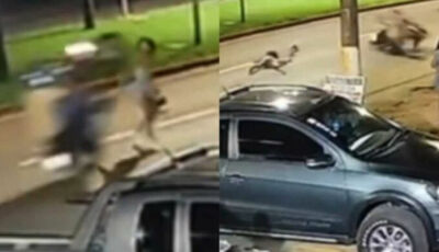 Adolescente que atropelou jovem enquanto empinava moto se entrega à polícia