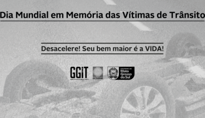 Ação integrada entre instituições lembra as vítimas que morrem no trânsito em Campo Grande em 2025